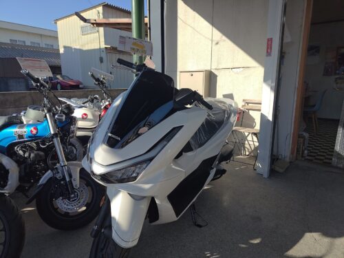 納車待ちのPCX125です。