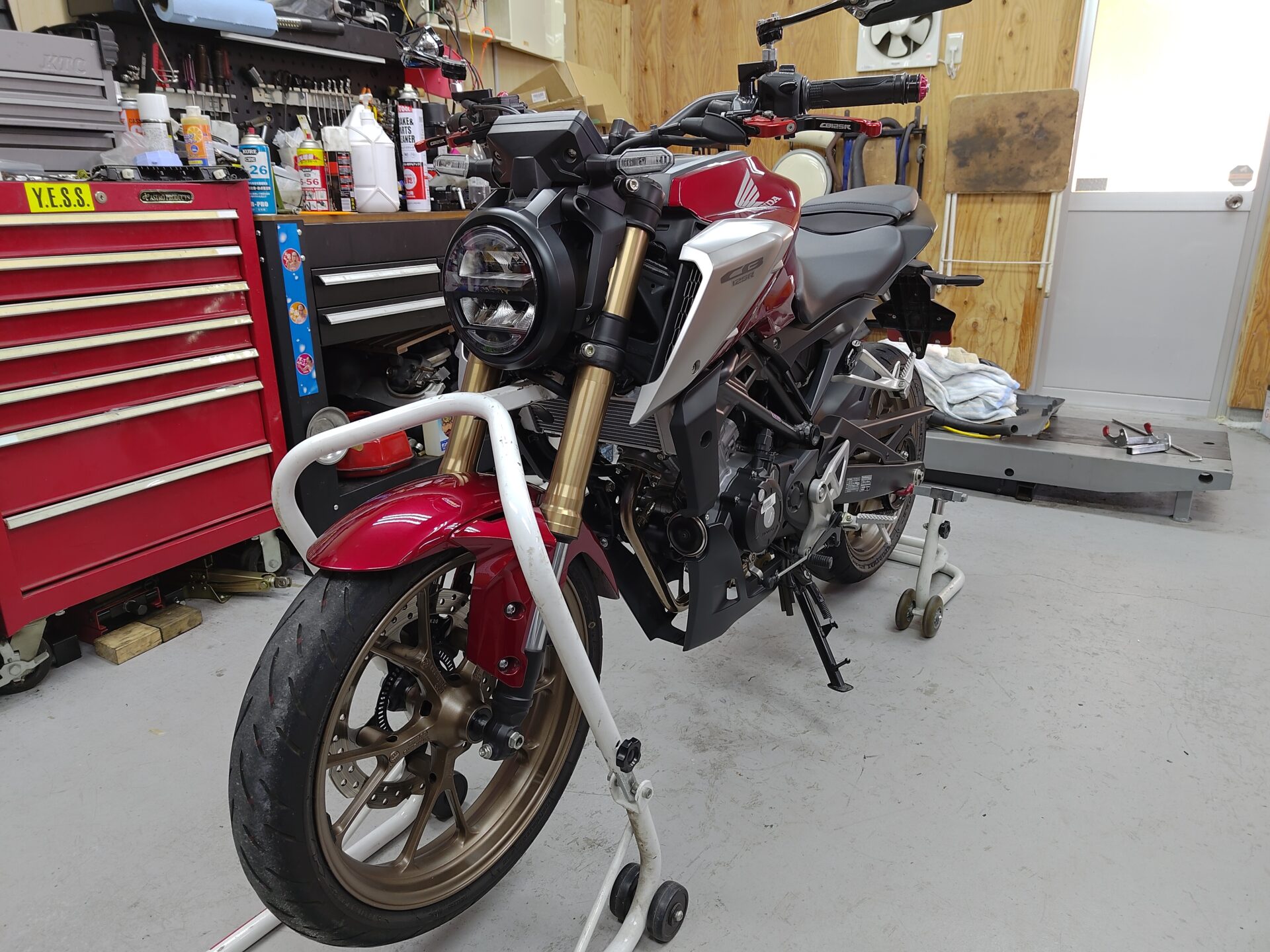 整備依頼のCB125R