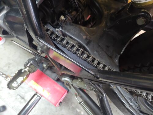 TW225 新品チェーンスライダー交換完了
