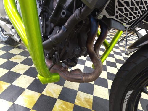 カワサキ Z400 純正エキパイ・マフラー ノーマル状態