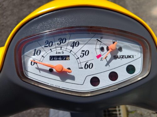 スズキ レッツ4 メーター 0647km